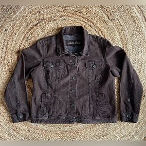**TRADED** Cotton Ginny Brown Denim Jacket